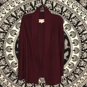 Wine cardigan